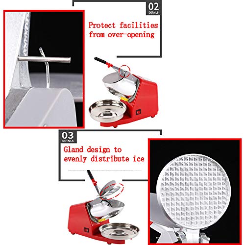 Trituradora De Hielo - Fabricante De Trituradora/Batidora De Hielo Para Uso Doméstico/Comercial, Máquina De Hielo Potente/Multifuncional, 220 Vatios