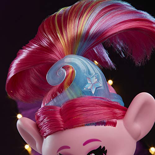 Trolls - Gira Mundial Deluxe Muñecas de Moda Glam personaje Poppy (Hasbro E6569)