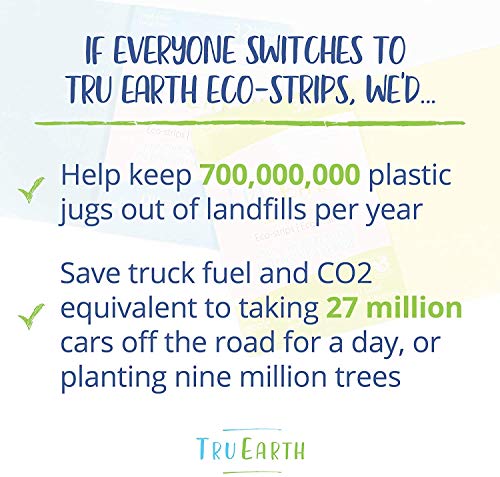 Tru Earth - Detergente de lavandería (libre de fragancias, 32 cargas), ecológica, hipoalergénica y biodegradable, sin plásticos