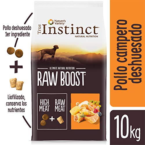 True Instinct Raw Boost con Pollo Deshuesado - 10kg