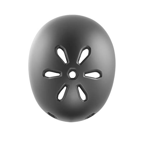 TSG Meta Solid Color – Casco Semi-Integral, Verano, Unisex, Color Negro Satinado, tamaño Large/Extra-Large