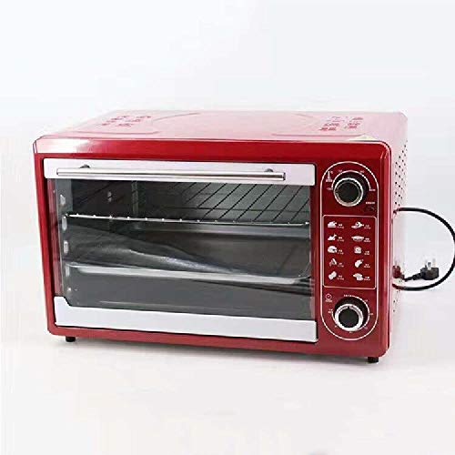 TSTYS Tostador de convección Horno casero de Gran Capacidad 48L Caja de bicarbonato de 2200W, 60 Minutos cronometrado/Alta Temperatura de la alimentación automática,Red