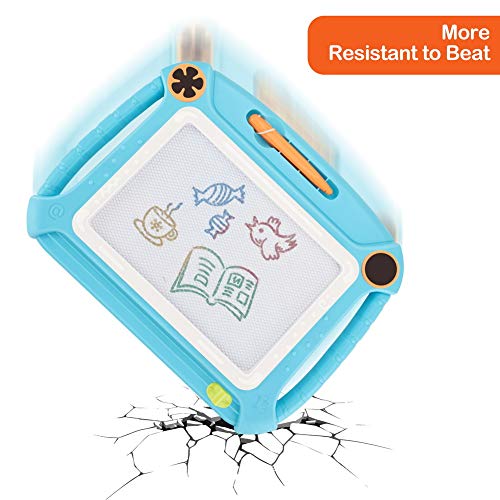TTMOW Pizarras Magica Infantil Colorido con Pluma, Grande Color Magnético Doodle Sketch Pad para Niños Infantiles (Azul)