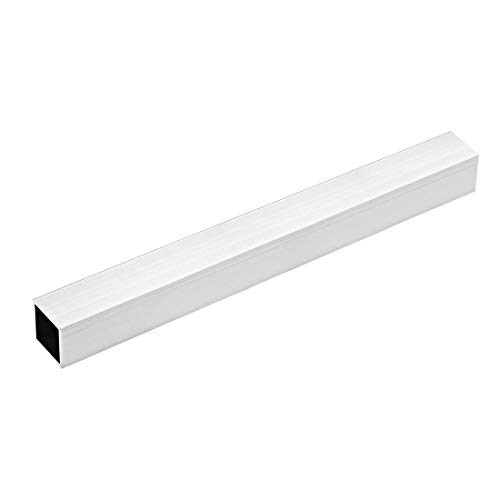 Tubo cuadrado de aluminio 30mm x 30mm x 2mm Grosor de la pared 300mm Longitud Tubos rectos sin soldadura