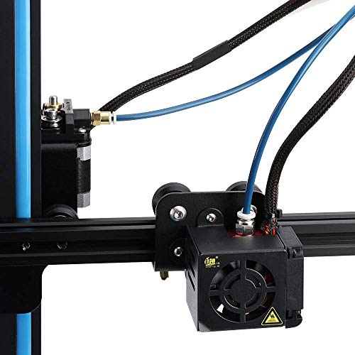 Tubo de PTFE, auténtico tubo de teflón PTFE Capricornio (1 metro en total) con 1 conector neumático pc4-M6 y 1 conector pc4-M10 para impresora 3D filamento de 1,75 mm