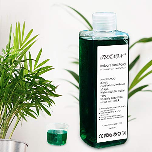 TUKNON Fertilizante Plantas, Fertilizante Líquido, Indoor Plant Food, Fertilizante líquido para Plantas, Árboles en macetas de Interior y Exterior, Planta Universal, 8.8 oz