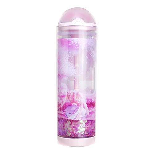 Tumbler Quicksand Lifting Estuche para lápices de pie de Gran Capacidad, Blanco