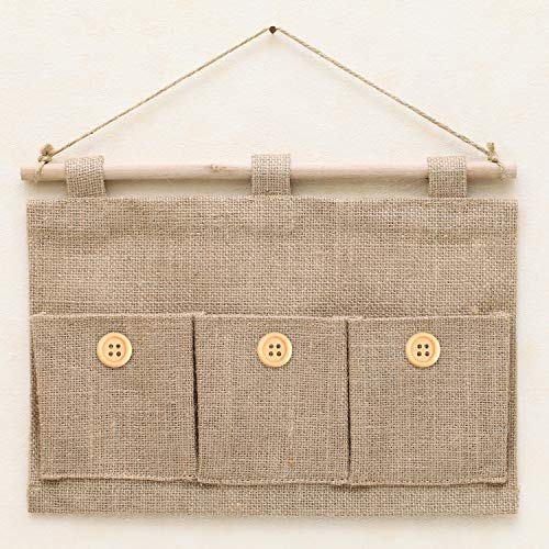 TUPARKA 255 UNIDS Botones de Madera Tamaño Mixto Botón de Forma Redonda de Madera Natural para Coser Artesanía Decoraciones 10mm 15mm 20mm (255 Pcs)