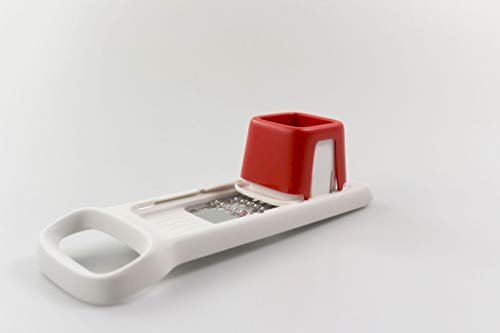 Tupperware Mandolina Mini con rallador Blanco Rojo