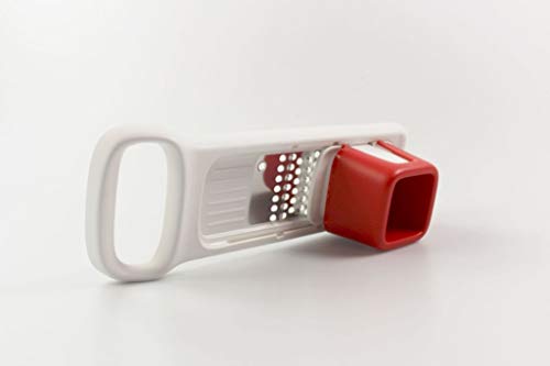 Tupperware Mandolina Mini con rallador Blanco Rojo