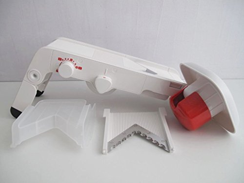 Tupperware Mandolina para Cortar, A12109598, plástico, Blanco/Rojo, 35 x 18 x 10 cm, 3 Piezas