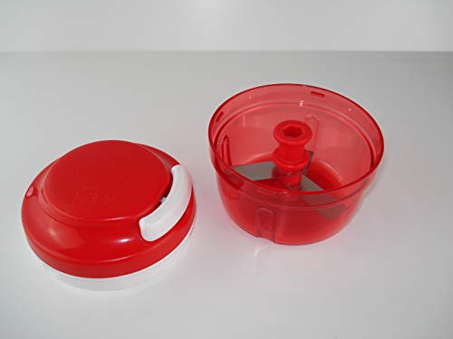 Tupperware Turbo de chef Cortador de cebolla Chef Speedy Boy Rojo 10124