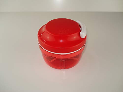Tupperware Turbo de chef Cortador de cebolla Chef Speedy Boy Rojo 10124