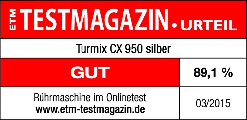 Turmix CX 950 euroform este plano, Plata