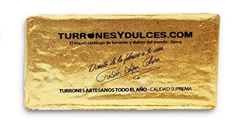 Turrón de Jijona Gourmet - LingoTerró de Oro - 500g
