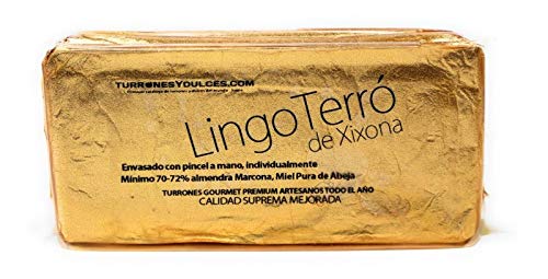 Turrón de Jijona Gourmet - LingoTerró de Oro - 500g