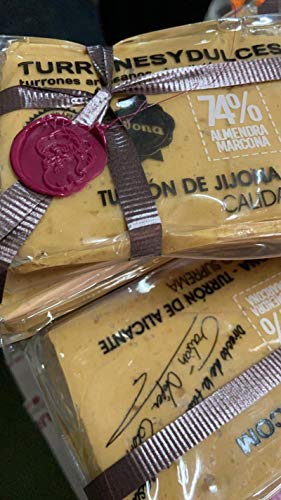 Turrón Jijona con 74% de Almendra Marcona, el máximo porcentaje - Edición Gourmet 300 gramos
