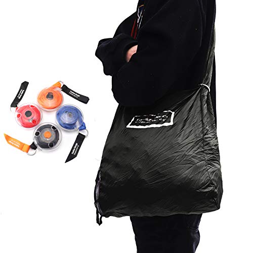 TuToy Bolsa De Supermercado Plegable Eco Bolsa De Compras Plegable Mágica Bolsa De Compras De Tela Reciclable Reutilizable Grande - Rosa