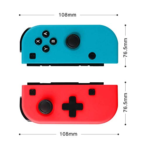 TUTUO Mando Switch para Nintendo Switch Joy con, Wireless Controller Gamepad Bluetooth Joystick Controlador Bluetooth Mando Controllers compatibles con Switch Pro