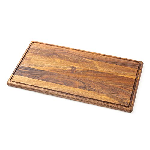 Tuuli Kitchen Tabla Cortar Madera Nogal Cocina Queso Pan Grande Antibacteriano (44x30x2 cm)