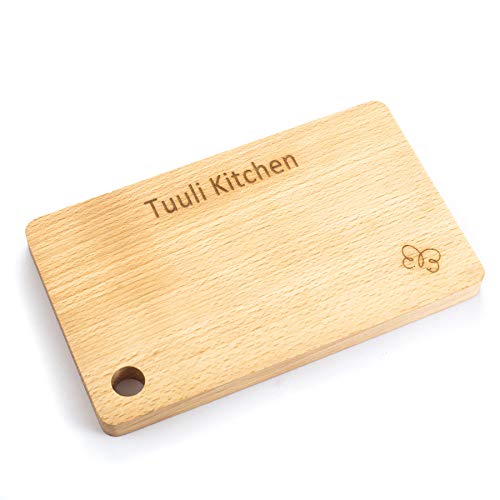 Tuuli Kitchen Tabla de Cortar de Madera con Grabado láser Personalizado Regalo Ideal