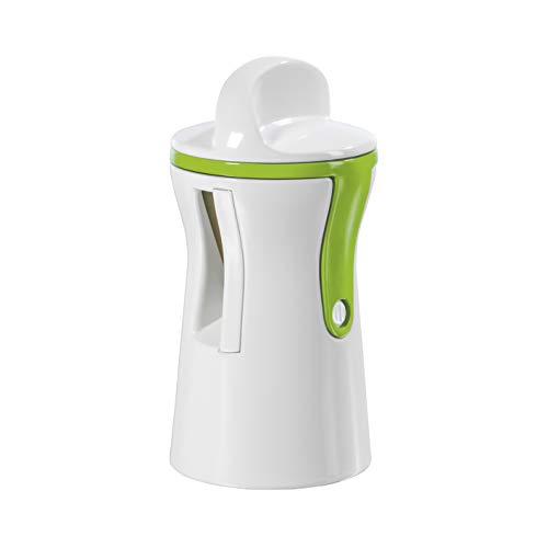 TV Unser Original 07293 maxxcuisine - Rallador de Verduras y Frutas (Corte en Juliana y en Espiral), Color Blanco y Verde