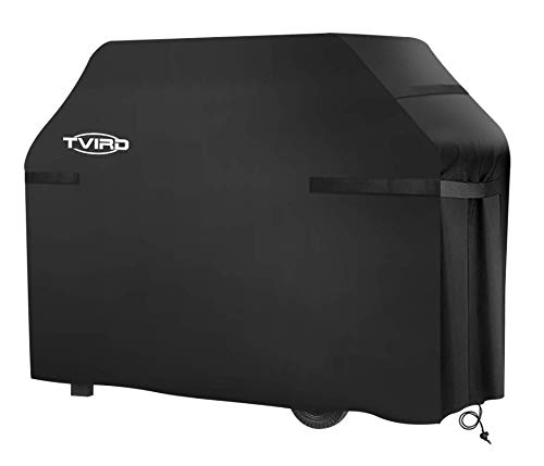 Tvird Funda para Barbacoa Impermeable, Cubierta para Barbacoa 420D Oxford 145 * 61 * 117cm,Protector para Barbacoa Anti-Viento/UV/Impermeabilidad,con Cuerda de Bloqueo