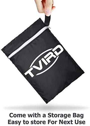 Tvird Funda para Barbacoa Impermeable, Cubierta para Barbacoa 420D Oxford 145 * 61 * 117cm,Protector para Barbacoa Anti-Viento/UV/Impermeabilidad,con Cuerda de Bloqueo