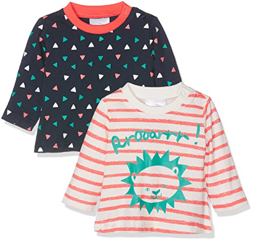 Twins Jule Camiseta Bebé-Niñas, pack de 2, Multicolor (Mehrfarbig), 62