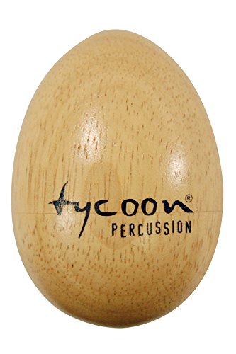 Tycoon Percussion TE-WL - Maraca, diseño de huevo, tamaño grande, 2 unidades