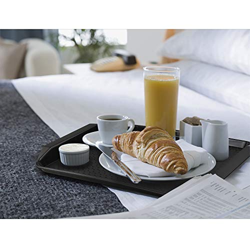 Ucake - Bandeja para Servir de Servir Comida, Negro, Gris y Blanco, 6 Unidades