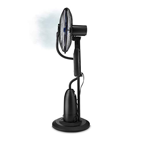Ufesa MF4090 - Ventilador nebulizador, mando a distancia, 3 modos, temporizador 7.30 h, diámetro 40 cm, Negro