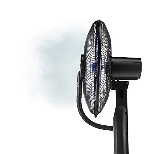 Ufesa MF4090 - Ventilador nebulizador, mando a distancia, 3 modos, temporizador 7.30 h, diámetro 40 cm, Negro