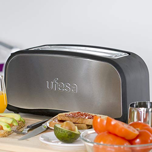 Ufesa Tostador TT7975 Optima 6 Posiciones 1400W, Negro