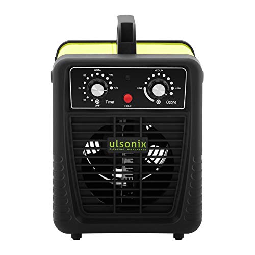 Ulsonix Generador de ozono profesional AIRCLEAN 10G-ECO Purificador aire Ozonizador Maquina de ozono 500-10000 mg/h Temporizador 60 min, 95 Watt