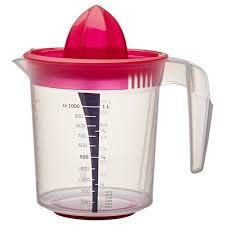 Unbekannt IKEA infria Jarra Medidora con Tapa & 1liter – Exprimidor de Fruta
