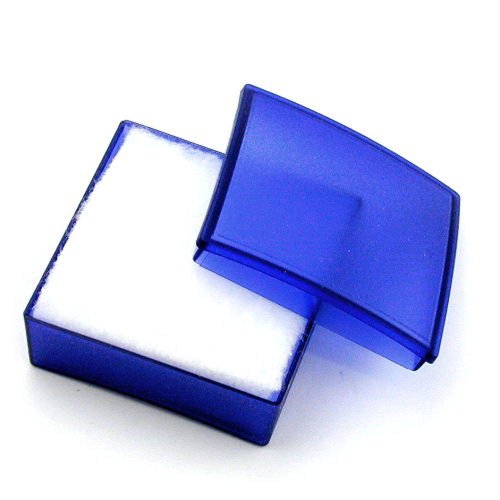 unbespielt Joyas cordón de Cuero Azul Cadena Longitud 100 cm Ancho 2.0 mm mosquetón Color Plata. La Longitud Puede acortarse