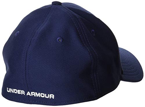 Under Armour UA Blitzing 3.0 Gorra para Hombre, Gorra con Visera Transpirable, cómoda Gorra Deportiva para Hombre con Banda de transpiración, Midnight Navy/Graphite/White (410), M/L