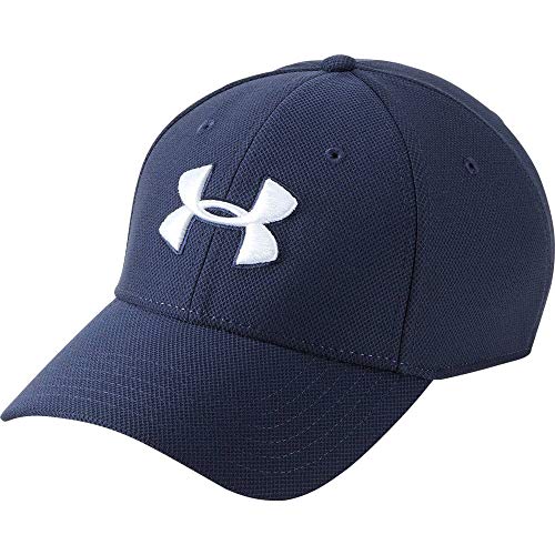 Under Armour UA Blitzing 3.0 Gorra para Hombre, Gorra con Visera Transpirable, cómoda Gorra Deportiva para Hombre con Banda de transpiración, Midnight Navy/Graphite/White (410), M/L