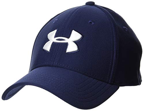 Under Armour UA Blitzing 3.0 Gorra para Hombre, Gorra con Visera Transpirable, cómoda Gorra Deportiva para Hombre con Banda de transpiración, Midnight Navy/Graphite/White (410), M/L