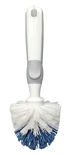 Unger 98983D - Cepillo Redondo para Limpiar Esquinas y fregaderos (Limpieza de 360°, Apto para lavavajillas)