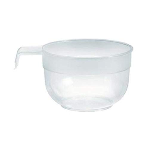 unidades 50 taza CC 200 de plástico Transparente para para Café, Capuchino y cioccolate con Mango taza Kristal Clear