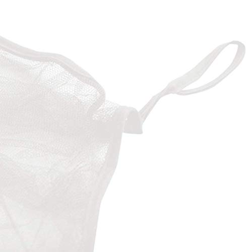 Unimall Mosquitera para Cama Matrimonio Anti mosquitos para el Hogar o de Vacaciones con Cuatro Esquina Post Cama Princesa Dosel Mosquitera con Apertura Grande(malla densa) (Blanco)