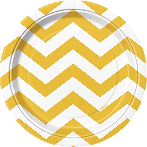 Unique Party 31453), Platos de Papel - 21.9 cm - Rojo - Paquete de 16