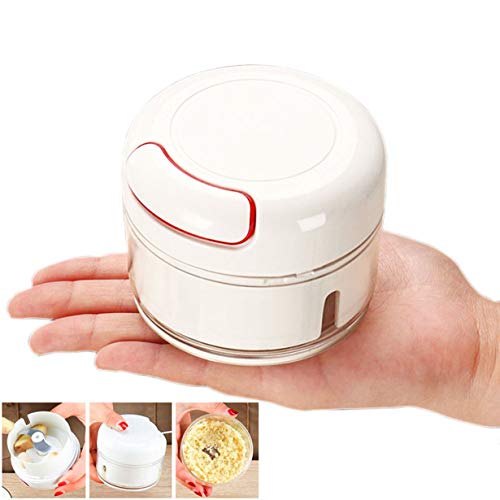 Uniqueheart Manual de múltiples Funciones Prensa de ajo Dientes Herramientas picadas Máquina de Corte de Carne triturada para el hogar Corte de Vegetales con ajo