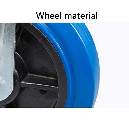 Universal casters Ruedas De Servicio Pesado - Ruedas MéDicas - Ruedas De LogíStica Industrial - Ruedas De Equipos - para Maquinaria Y - MéDica - Supermercados Y Otras Industrias - 4 Piezas