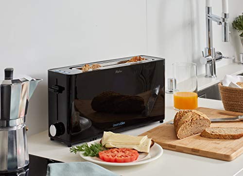 UNIVERSALBLUE - Tostador Ranura Larga - Potencia 900W - 7 Niveles de Tostado