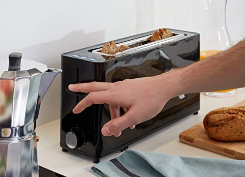 UNIVERSALBLUE - Tostador Ranura Larga - Potencia 900W - 7 Niveles de Tostado
