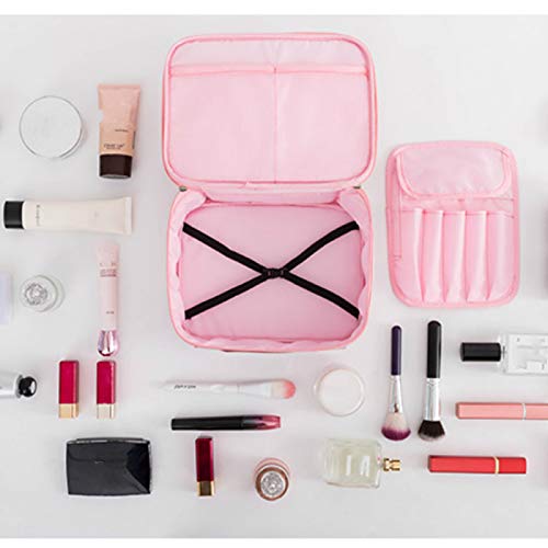 Unknow Caja De Almacenamiento, Bolsa De CosméTicos para 2 Equipajes, Bolsa Cuadrada PortáTil Multifuncional De Viaje, Bolsa De Aseo Impermeable De Gran Capacidad