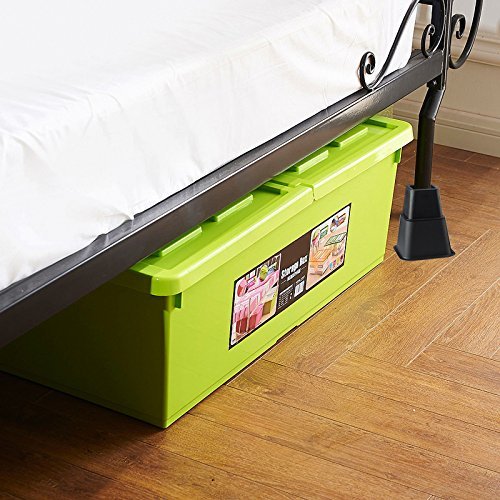 Uping Elevador de Muebles, Elevadores Ajustables para Camas, Mesas o Mobiliario, Agregue Altura de 7,5CM 15CM o 20,5CM (8 pack, negro)